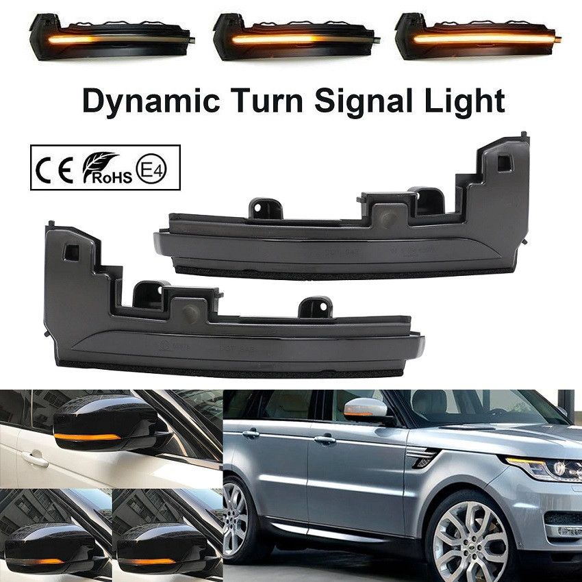 LED BOCNI DYNAMIC MIGAVCI U RETROVIZORU, TIPSKI - LAND ROVER - SMOKE LENS 174307 Beograd Zemun